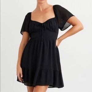 DYNAMITE black smock dress